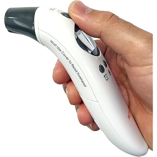 MOBI DualScan HEALTH CHECK Ear & Forehead Thermometer with Medication Reminder