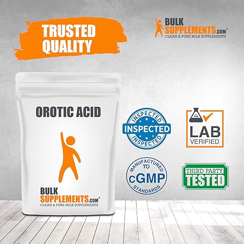 BulkSupplements.com Orotic Acid Powder 250 Grams - 8.8 oz