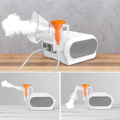 Portable Nebulizer - Handheld Jet Nebulizer Machine Personal Cool Mist Kit Asthma Inhaler Compressor Nebulizer for Kids Adult Home Daily Use