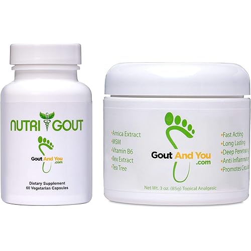 NutriGout Uric Acid Support and Therapeutic Relief Cream