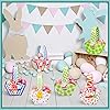 24 Pieces Paper Easter Treat Boxes Easter Treat Baskets Easter Gift Box with Handle Rabbit Egg Easter Basket Candy Goody Cookie Boxes Holder for Party Favor Supplies