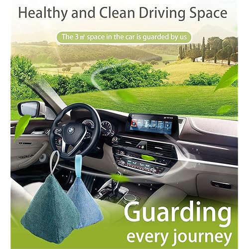 Charcoal Bags Odor Absorber 10x100g4x200g Activated Bamboo Charcoal Air Purifying Bag Charcoal Odor Eliminating Bags for Home & Car Shoes, Closet, Pet -14 PACK