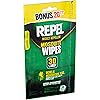 Repel 30% DEET Mosquito Repellent Wipes, 3 Packs of 20CT - 60 Total Bonus Moist Towelettes
