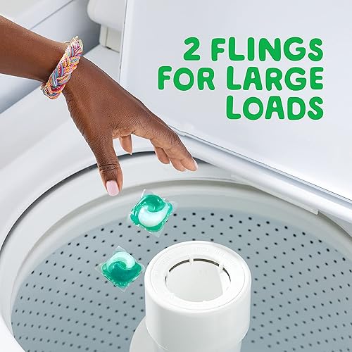 Gain flings Laundry Detergent Soap Pacs, HE Compatible, 112 ct, Long Lasting Scent, Moonlight Breeze
