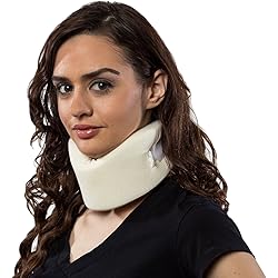 Mars Wellness Universal Soft Neck Brace - Medical Cervical Collar Support Brace for Neck Pain - Our Adjustable Foam Brace is Used to Keep Your Neck Stable Post Surgery - 3&#34