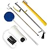RMS Deluxe 5 Piece Set Hip Kit - Ideal for Recovering from Hip Replacement, Knee or Back Surgery, Mobility Tool for Moving and Dressing 26 Inch Reacher