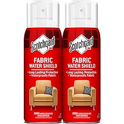 Scotchgard Fabric Water Shield, Water Repellent Spray for Spring and Summer Clothing and Household Upholstery Items, Long-Lasting Protection, Water Repellent for Seasonal Fabric, Two 10 oz Cans