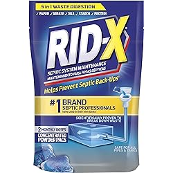 RID-X Septic Treatment, 2 Month Supply Of Septi-Pacs, 2.1 Ounce Pack of 1
