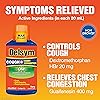 Delsym Max Strength DM Cough Chest Congestion Medicine, Powerful Multi-Symptom Relief, #1 Pharmacist Recommended, Cherry Flavor, 6 Fl Oz Pack of 3