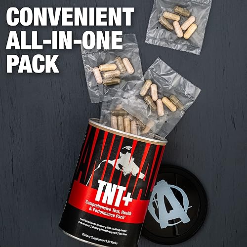 Animal TNT Testosterone Booster, Prostate Support, Adaptogen & Stress Support, Nitric Oxide