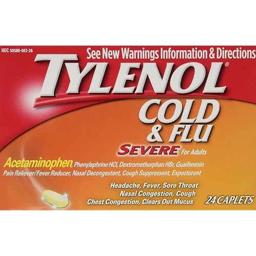 Tylenol Cold & Flu Severe for Adults 3X 24 Caplets