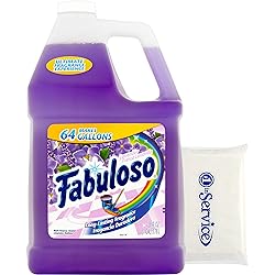 Fabuloso Makes 64 Gallons Lavender Purple Liquid Multi-Purpose Professional Household Non Toxic Fabolous Hardwood Floor Cleaner Number 1 In Service Wallet Tissue pack