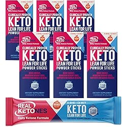 Real Ketones Prime D - Exogenous Keto D BHB MCT Electrolytes Drink Mix Supplement Powder, 60 Packets, Orange Blast, for Rapid Ketosis 60 Servings