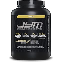 Pro Jym Protein Powder - Egg White, Milk, Whey protein isolates & Micellar Casein | JYM Supplement Science | Tahitian Vanilla Bean Flavor, 4 Lb,Multicolor,JYM1009200101