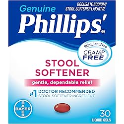 Phillips Stool Softener Liqui-Gels, 6 Count Pack of 6