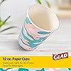 Glad Everyday Disposable Paper Cups with Camo Design | Heavy Duty Paper Cups, Drinking Paper Cups for All Beverages and Everyday Use | 12 Ounces, 50 Count