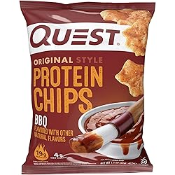 Quest Nutrition Protein Chips, BBQ, High Protein, Low Carb, 12 Count