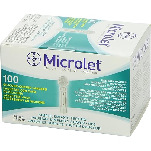 Bayer's Microlet Lancets, Single Use, 100 Lancets Pack of 2
