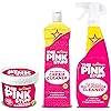 Stardrops - The Pink Stuff - The Miracle Cleaning Paste, Multi-Purpose Spray, And Cream Cleaner 3-Pack Bundle 1 Cleaning Paste, 1 Multi-Purpose Spray, 1 Cream Cleaner