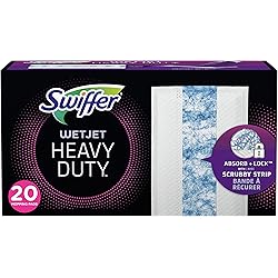 Swiffer WetJet Heavy Duty Mopping Pad Refill, 20 Count