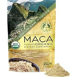 Maca Root Powder Organic - Peruvian Root Premium Grade Superfood Raw - USDA & Vegan Certified - 226.7g 8oz - Perfect for Breakfast, Smoothies, Baking & Ice Cream