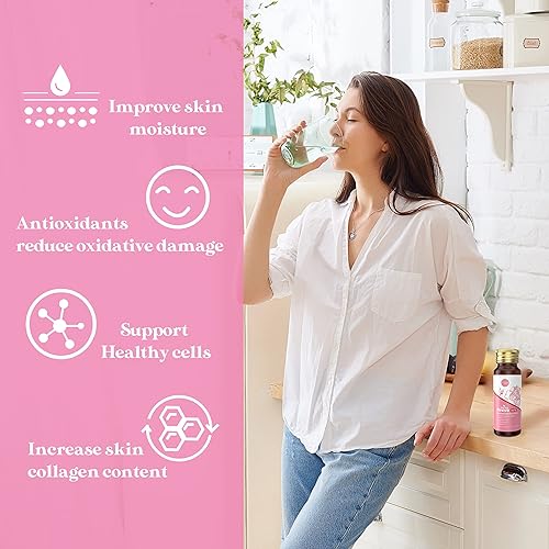 Heivy Liquid Keto Collagen Supplement Drink, Collagen Peptides, Hydrolyzed Marine Collagen, Replenish Skin Hair and Nails, Jasmine Extract Coenzyme Q10 Piperine, Keto Diet Approved 3 Bottles