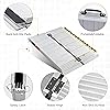 ORFORD Non-Skid Folding Wheelchair Ramp 3ft, 800 lbs Weight Capacity, Utility Mobility Access Threshold Ramp, Portable Aluminum Foldable Wheelchair Ramp, for Home Steps Stairs Doorways Scooter