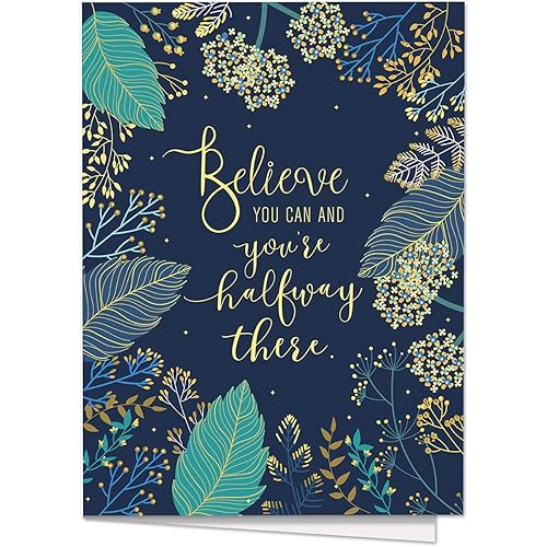 Believe You Can Note Cards 24 Inspirational Notes and Envelopes 24 Blank Cards