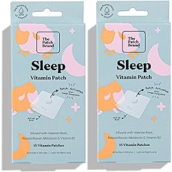 The Patch Brand Vitamin Patches - Powerful Wellness Patches You Can Wear - 2 Count 30 Patches Sleep