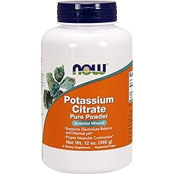 Now Foods Potassium Citrate Powder 12 Ounce, 12.0 Ounce