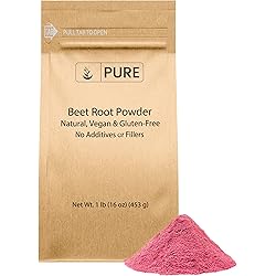 Pure Original Ingredients Beet Root Powder 1lb Smoothies, Rich Color, Non-GMO, Folate