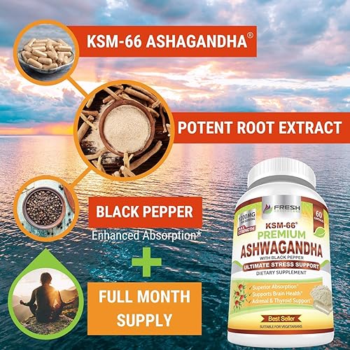 Ashwagandha KSM 66 and Chlorella Detox Superfood - Bundle