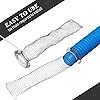 Hotop 60 Pieces Washing Machine Lint Traps with 60 Cable Ties, Rust-Proof Stainless Steel Lint Traps Laundry Mesh Washer Hose Filter Hose Screen Filter Catcher for Washing Machine Discharge Hoses