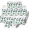 Lincia 100 Pack Succulent Facial Tissue 4 Ply Mini Pocket Tissues Travel Size Individual Tissue Packs for Travel Wedding Party Favors Graduation Baby Shower Celebration, 2.8 x 2.1 In