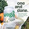 Vega Organic All-in-One Vegan Protein Powder Chocolate 17 Servings Superfood Ingredients, Vitamins for Immunity Support, Keto Friendly, Pea Protein for Women & Men, 1.6 lbs Packaging May Vary