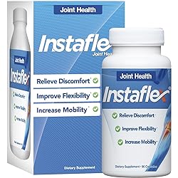 Instaflex Joint Support - Clinically Studied Joint Relief Blend of Glucosamine, MSM, White Willow, Turmeric, Ginger, Cayenne, Hyaluronic Acid - 90 Capsules