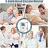 IKZA Blood Glucose Monitor Kit- G-666B Diabetes Testing Kit with 100 Test Strips and 100 Lancets - Blood Glucose Meter with Lancing Device - Smart, Portable Blood Sugar Test Kit for Home Use G-666B