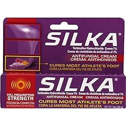 SILKA Anti-Fungal Cream, Clinical Anti-Fungus Foot Treatment, Fluid, 1 Oz