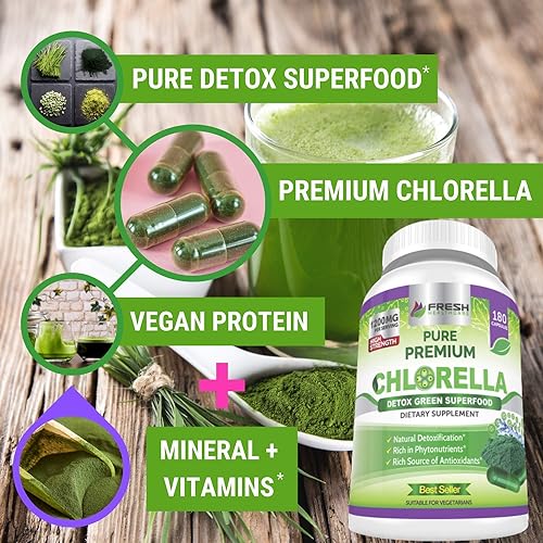 Chlorella and Moringa Green Superfood - Bundle