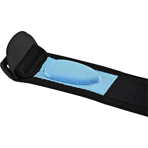 MUELLER Tennis Elbow Support with Gel Pad, Black, One Size Fits Most