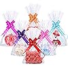 50 Counts Clear Flat Cello Treat Bags Cellophane Block Bottom Storage Bags Sweet Party Gift Home Bags with 60 Pieces Colorful Bag Ties 15 x 25 cm 5.9 x 9.8 Inch