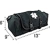 LINE2design First Aid Medical Bag - EMT Paramedic Economical Tactical First Responder Trauma Bag Empty - Professional Multiple Compartment Kit Carrier for Emergency Medical Supplies – Black
