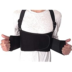 Solmyr Rib and Chest Support Brace, Broken Rib Brace, Breathable Rib Belt for Sore or Bruised Ribs Support, Sternum Injuries, Dislocated Ribs Protection, Pulled Muscle PainXL