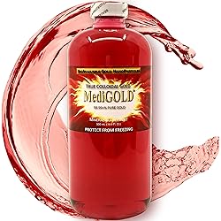 MediGOLD True Collodal Gold Dietary Supplement - 500 mL 16.9 Fl Oz in Clear BPA-Free Plastic Bottle