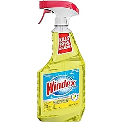 Windex Multi-Surface Cleaner and Disinfectant Spray Bottle, Scent, Citrus Fresh, 23 Fl Oz Pack of 1