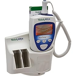 Welch Allyn 01692-200 SureTemp Plus 692 Electronic Thermometer with Wall Mount, Security System with ID Location Field, 4' Cord and Oral Probe with Probe Well