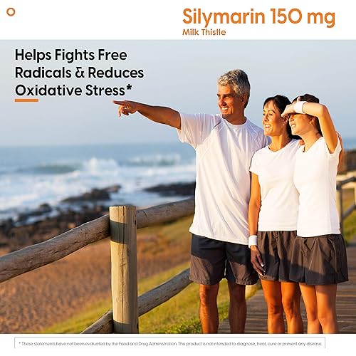 Doctor's Best Silymarin Milk Thistle 150mg, Supports Liver Function & Antioxidant, 240 Count
