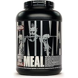 Animal Meal - All Natural High Calorie Meal Shake - Egg Whites, Beef Protein, Pea Protein, Chocolate, 5 Pound 3930