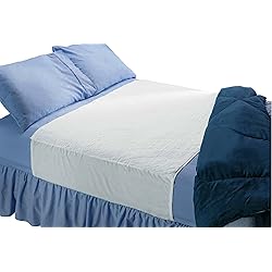 Soft Large Absorbent Waterproof Bed Pad with Tuckable Sides 36 x 60 Inch - Washable 300x for XL Tuck in Underpad Incontinence Protection for Adult, Child, or Pet