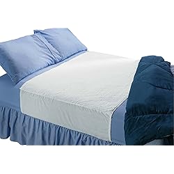 Soft Large Absorbent Waterproof Bed Pad with Tuckable Sides 36 x 60 Inch - Washable 300x for XL Tuck in Underpad Incontinence Protection for Adult, Child, or Pet